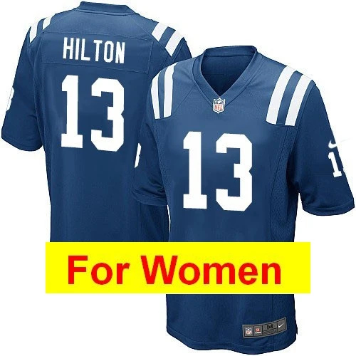 Серый Женские футбольные майки в Индианаполисе#13 TY вот-вот,#12, Andrew Luck#18, Peyton - Цвет: Серый