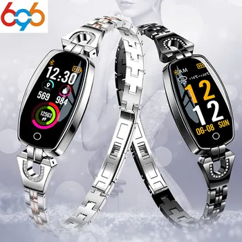 

696 H8 Smart Band Women Girl Smartwatch Fashion Smart Bracelet support Heart Rate Sleep Monitor Blood Pressure waterproof Fitnes