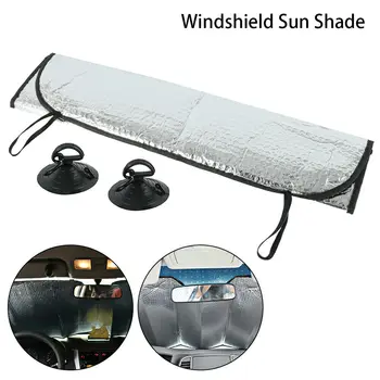 

Sun Visor Replacement Shield Windows Protection 130x60CM Car Sun Shade Set Front Wind Durable Parts Accessories