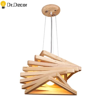 

Southeast Asia Wood Pendant Lights Modena Creative Led Decor Pendant Lamp Luminaire Dinning Room Kitchen Hanging Lights Fixtures