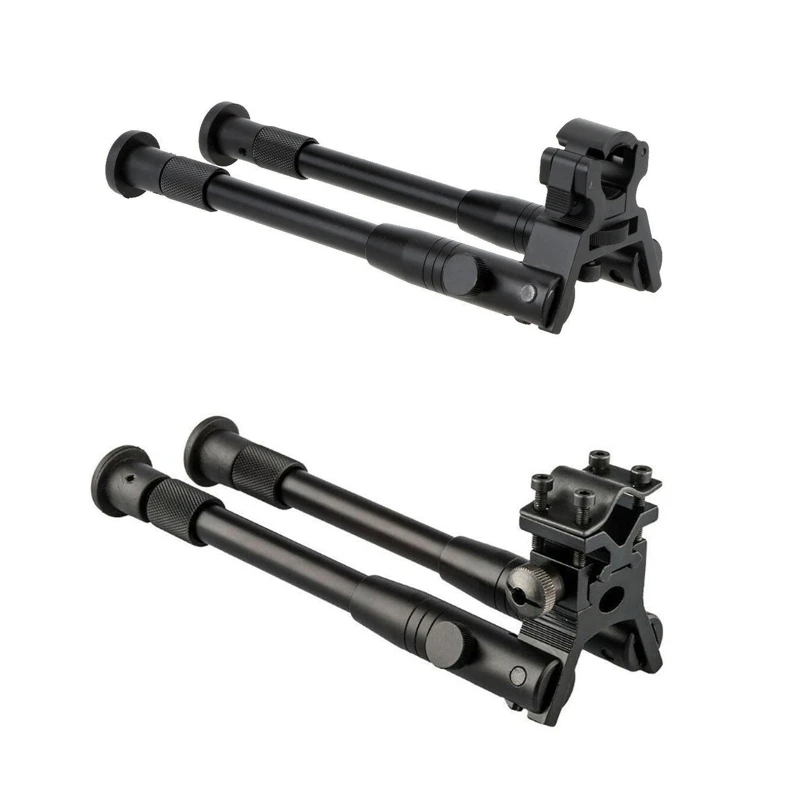 

Adjustable Foldable Rifle Bipod Aluminum Alloy Tactics Bracket Barrel Support