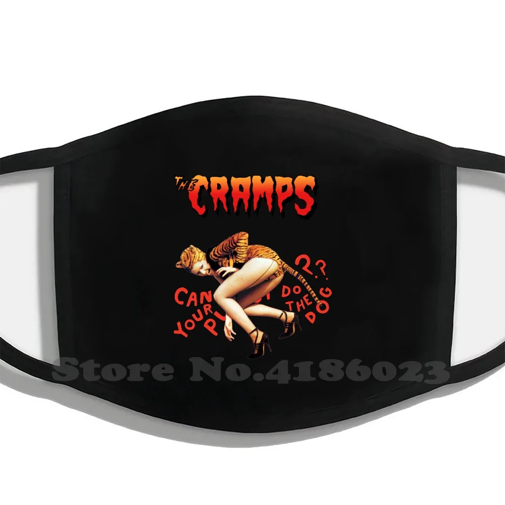 The Cramps...Can Your Pussy Do Dog Shirt Sticker Poster Mask Adult Kids Printing Mouth Cramps Interior Lux Ivy | Аксессуары для