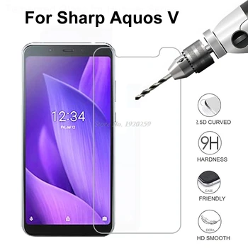 Перейти на Алиэкспресс и купить 2 шт., острое закаленное стекло Aquos V, Защитная пленка для экрана, оригинал, острое стекло Aquos V, Ультрапрозрачная пленка для экрана, Защитная пл...