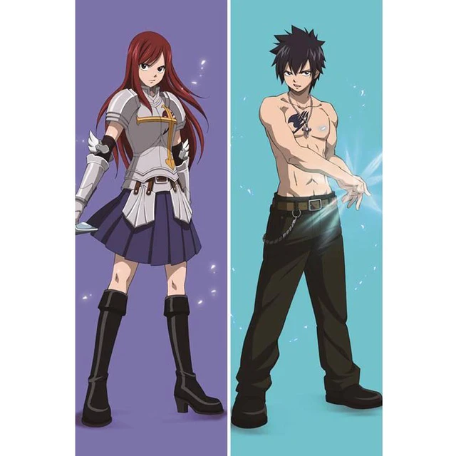  Japanese Anime Fairy Tail Elza Scarlet Lucy Heartphilia Throw  Otaku Dakimakura Gifts Bedding Hugging Body Pillow Case Anime Body Pillow  59 x 20(150 * 50cm) VIP Customization Service Available : Home