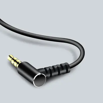 

3.5mm Jack Aux Cable With Mic Volume Control Stereo Flexible Spring Cord for iphone Car Headphone Speaker
