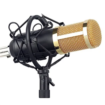 

Condenser Microphone Broadcast Equipment BM-800 Live Singing Adjustable KTV Anchor Recroding Mic Audio Pickup 78dB 20Hz-20KHz