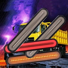 ^#Cheap 2pcs 12-24V LED Truck Trailer Lights Stop Flowing Turn Signal Brake Rear Tail Light Neon IP67 Waterproof ^#Cheap 2pcs 12-24V LED Truck Trailer Lights Stop Flowing Turn Signal Brake Rear Tail Light Neon IP67 Waterproof