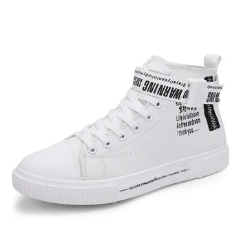 

Men's Sports Shoes Autumn And winter New Fashion New High-top Shoes Men's Lace Canvas Casual Shoes Men Zapatillas Hombre