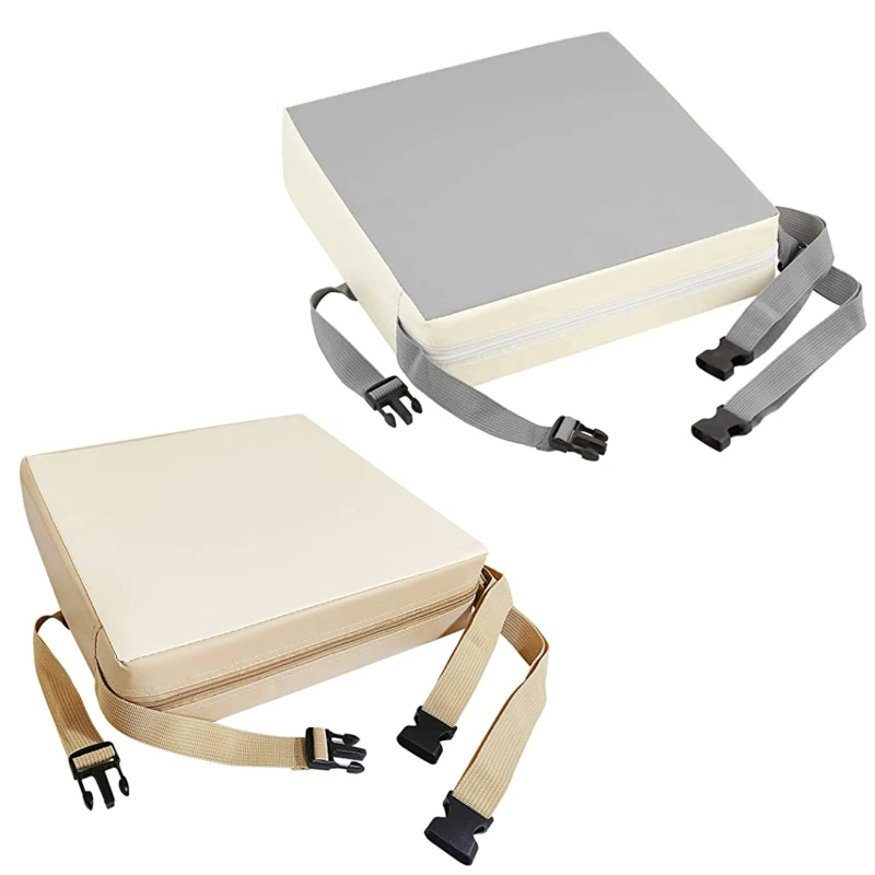 Toddler Kids Chair Increasing Heightening Cushion Baby Infant Dismountable Adjustable Washable Dining Booster Pad with 2