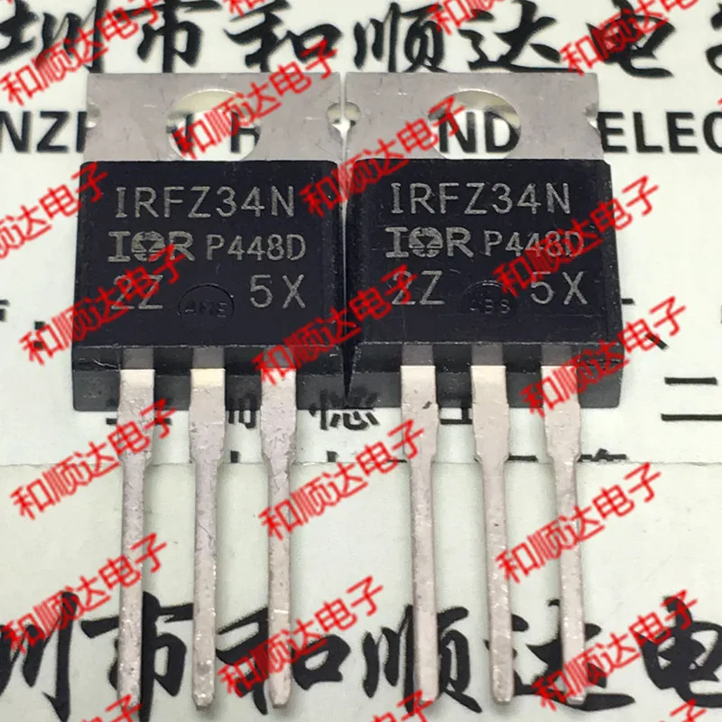 Оригинальный Новый/5 предметов в лоте IRFZ34NPBF IRFZ34N 220 55В 29A|Регуляторы