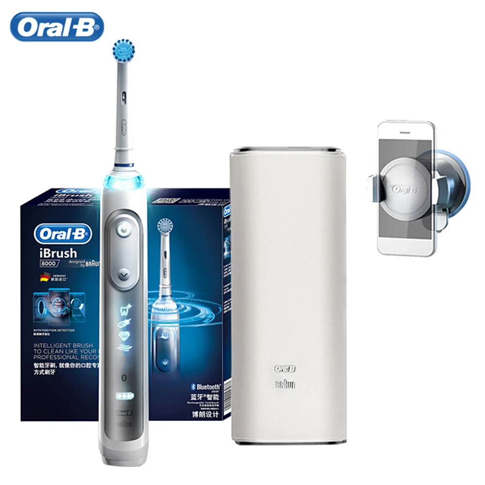 Oral B 8000 Electric Toothbrush 5 Mode Bluetooth Technology Position Detection 360 SmartRing Superior Clean Tooth Brush Oral B 8000 Electric Toothbrush 5 Mode Bluetooth Technology Position Detection 360 SmartRing Superior Clean Tooth Brush