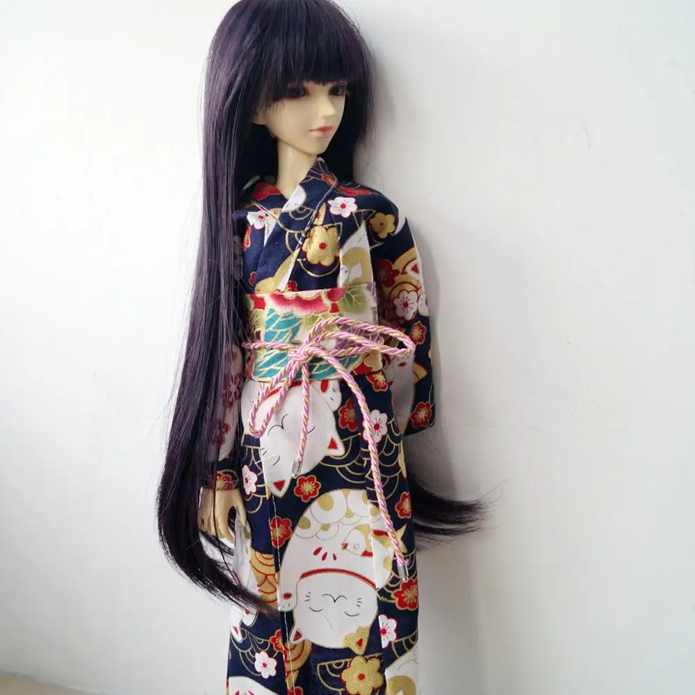 OOAK японский стиль кимоно для кошек платье 1/4 17 &quot44 см 1/3 1/6 Высокая Женская BJD MSD DK DZ
