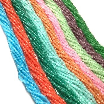 

Natural Stone Faceted Scattered bead charm crystals small Beads for Jewelry Making DIY Necklace Bracelet Accessories size 3mm