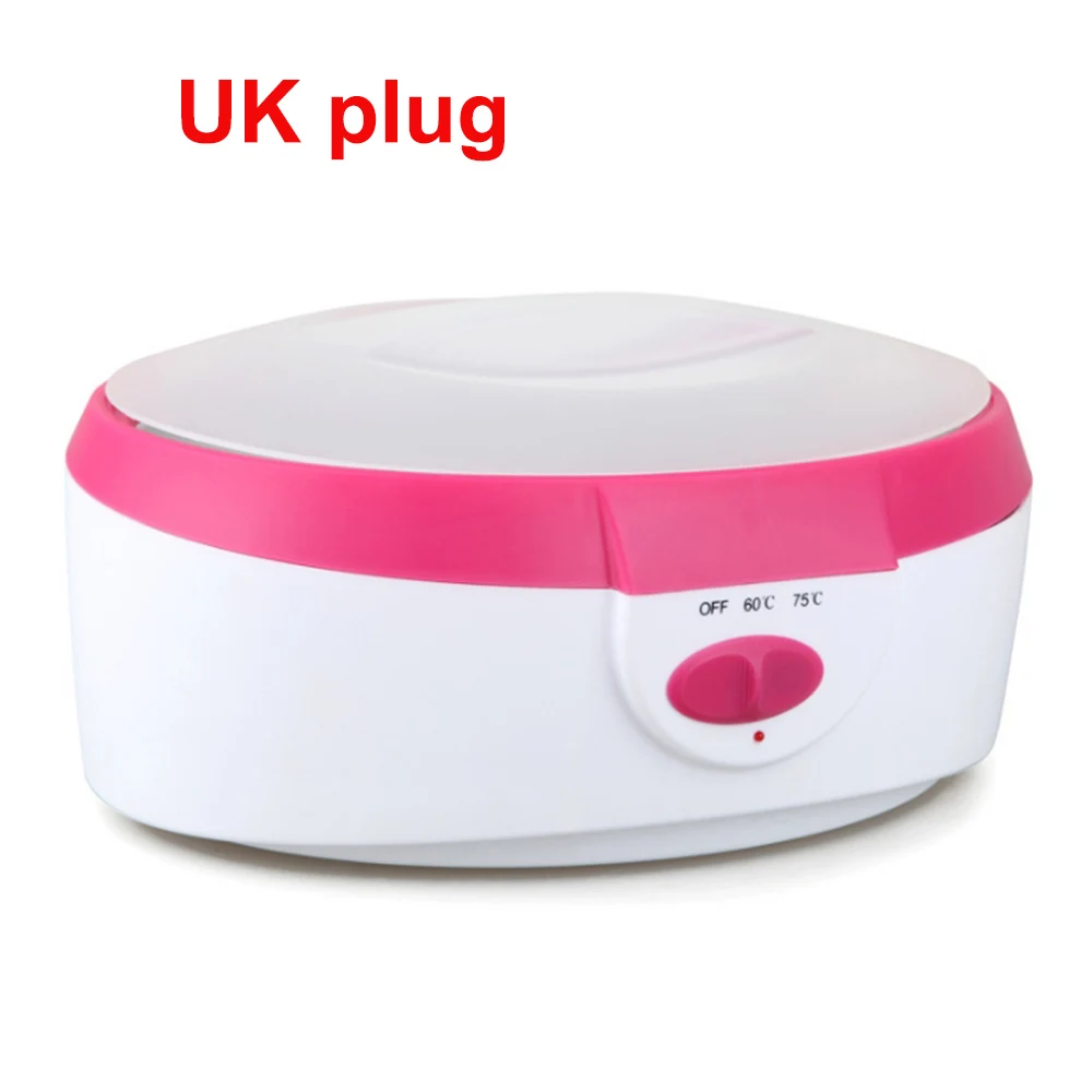 UK-pink Парафиновая восковая машина для рук и ног, парафиновая Ванна, быстрый нагрев, 2000 мл, парафиновая восковая грелка с парафиновым воском - Цвет: UK-pink