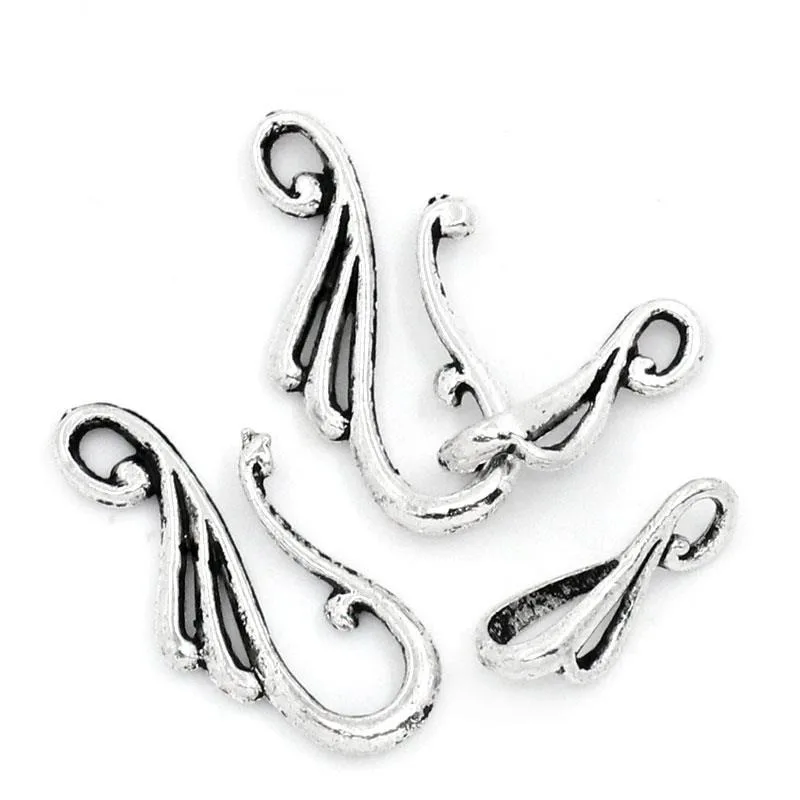 DoreenBeads, хит продаж, из металлического сплава, тогл, застежек, цветов, серебра, ювелирных изделий, поделок, подвески 25,5 мм x 12 мм 16 мм x 8 мм, 8 комплектов|silver roadster|silver pearl claspsclasp jewelry | АлиЭкспресс