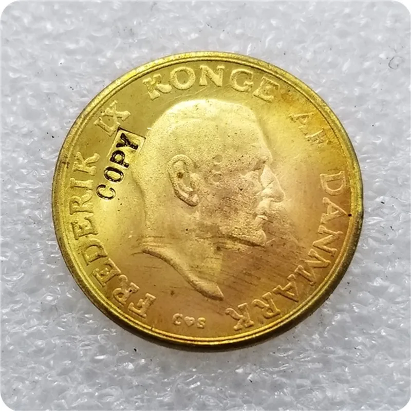 1960 ДАНИЯ 1 крону копия памятные монеты-реплики монет медаль коллекционные монеты