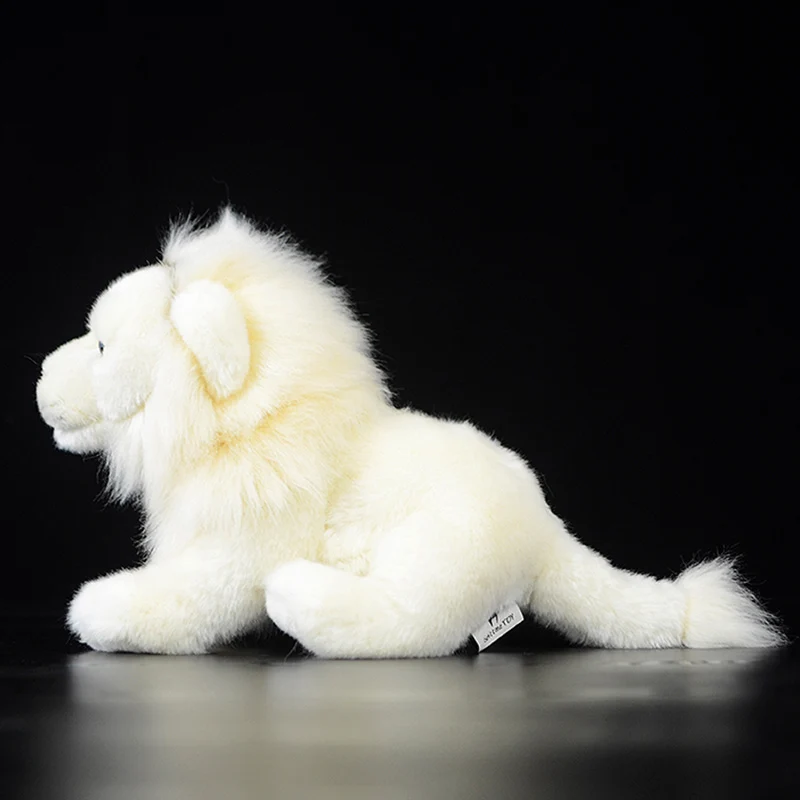 Panthera Leo милый Лев Реалистичная Имитация белый Африканский Лев Кукла в виде животного мягкая набивная Детская плюшевая игрушка детская Подарочная коллекция