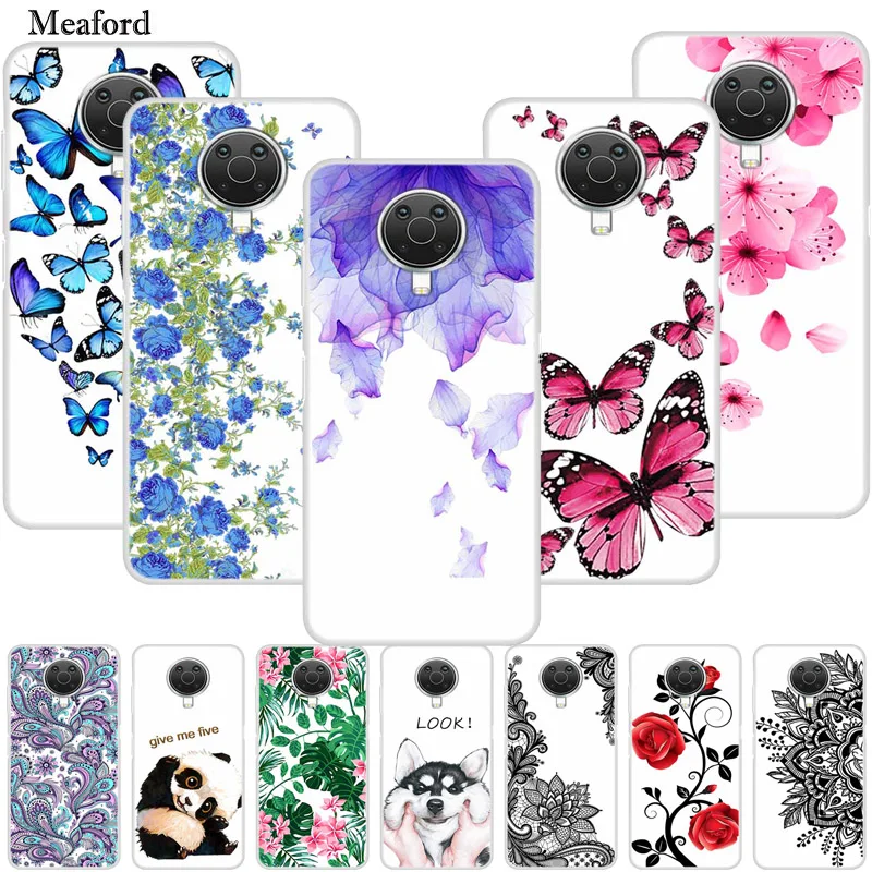 For Nokia G20 G10 Case Luxury Silicone TPU Soft Cover Phone for TA-1334 Shockproof Cute Transparent Fundas Coque | Мобильные