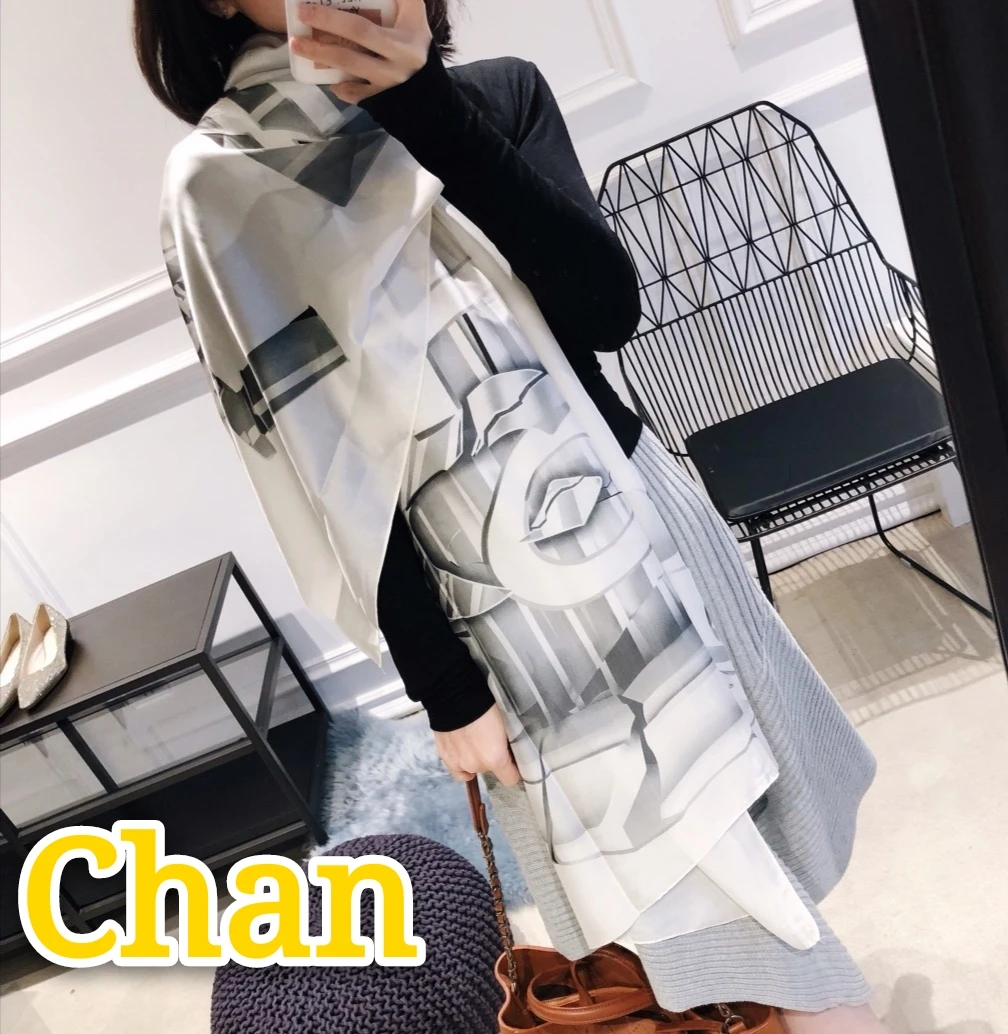 

2020 NEW DESIGN WOMAN CHINESE SILK SCARF SHAWL WINTER FALL GIFT