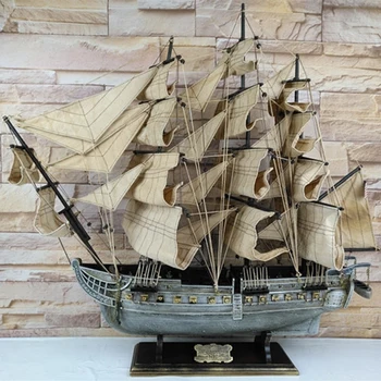

Creative Sailing Model Solid Wood Simulation Pirate Ship Model Creative Home Crafts Ornaments Give Gifts Ornaments