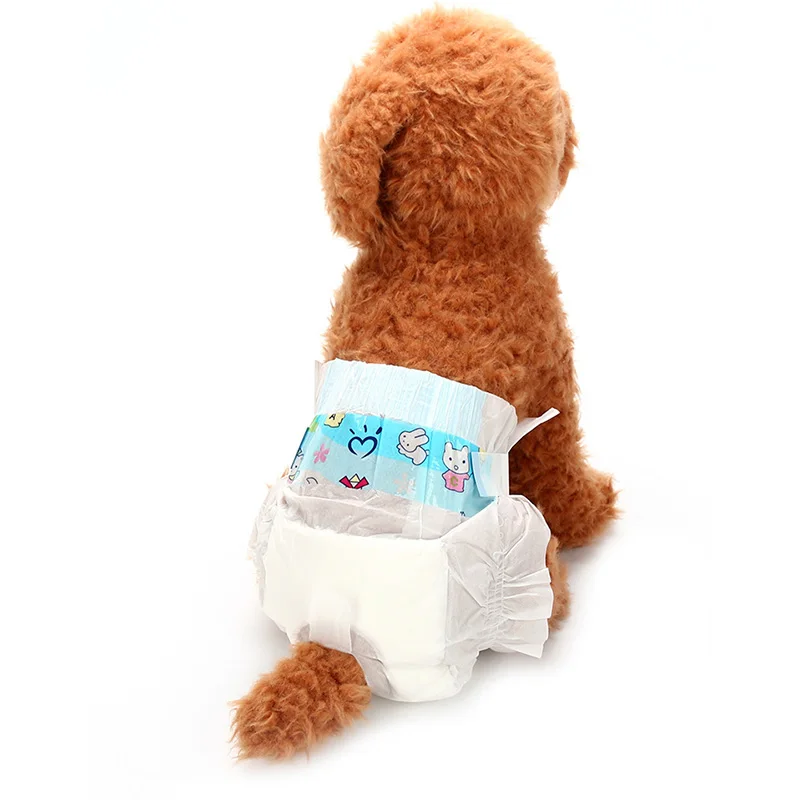 10/шт одноразовые подгузники для собак Обучение щенков Pad супер впитывающие собаки физиологические брюки для домашних животных подгузники для щенков брюки D30