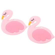 Anneau de dentition en Silicone pour bébé, 1 pièce, pendentif pour bricolage, hochet, jouets, attache sucette, accessoires 