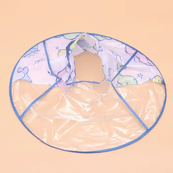 

Creative Hair Salon Cloak Cartoon Hair Cutting Cape Transparent Haircut Apron Hair Styling Accessory for Children (Whale, 60cm)