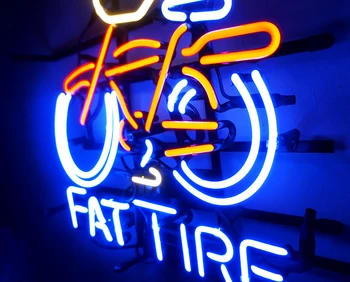 

Fat Time bicycle Neon Sign neon Light Sign galss tubes Commercial Recreation Warehouse Light Iconic Neon signs for sale
