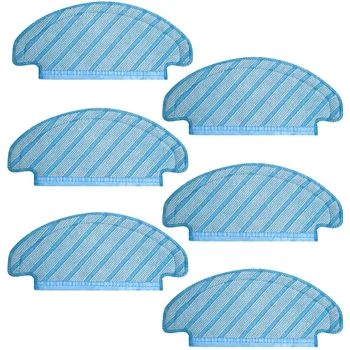 

6 Cleaning Wipes for Ecovacs Deebot Ozmo T8 Vacuum Cleaner Parts Mopping Cloth Pads