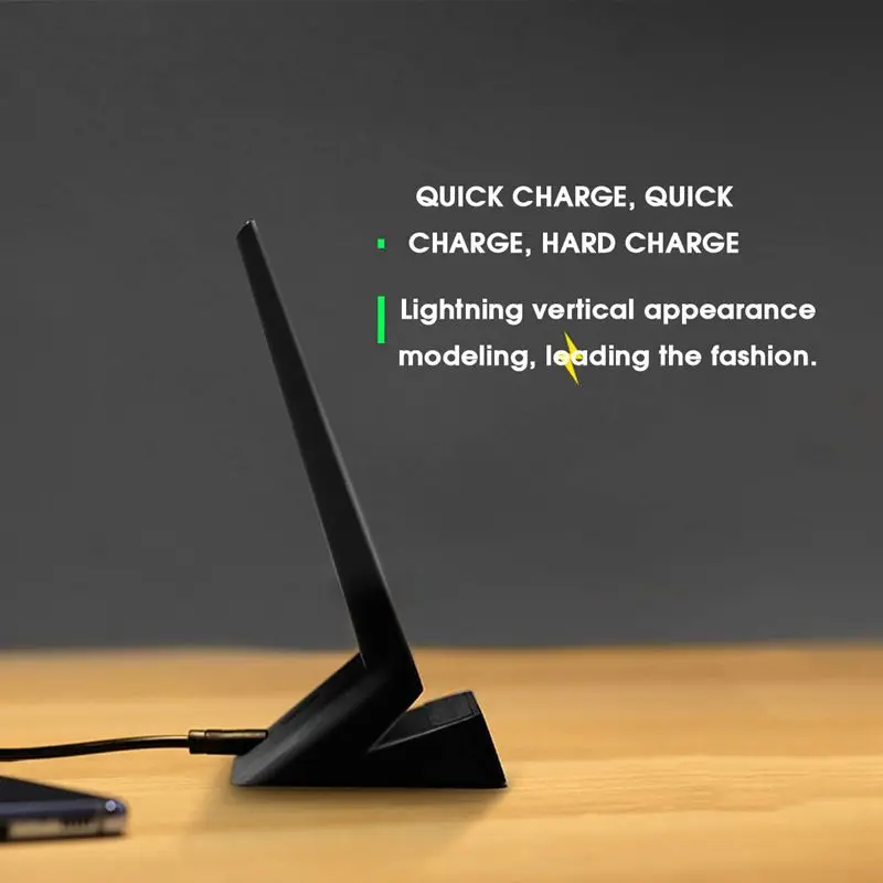 Usb зарядка Led Настольная лампа с Qi беспроводным зарядным устройством для телефона Домашний Светильник для чтения лампы и абажуры настольные лампы черный