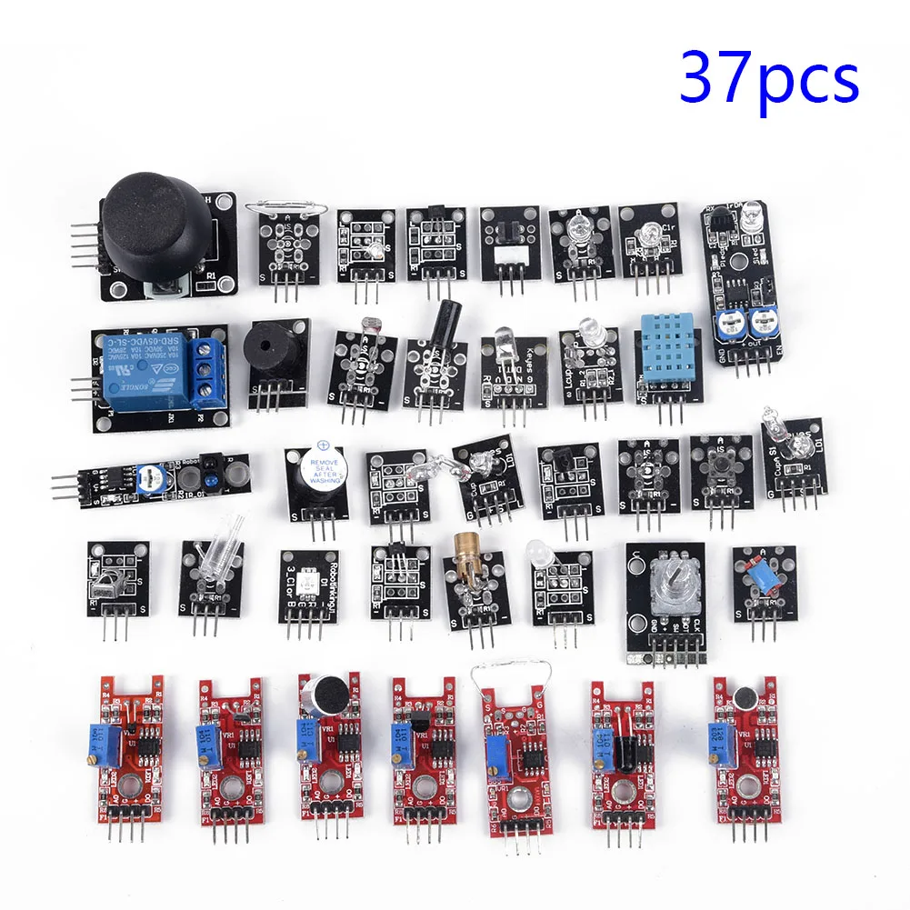 45 In 1/37 In 1 Sensor Module Starter Kit Set For Arduino Raspberry Pi Education Multi Tools Accessories