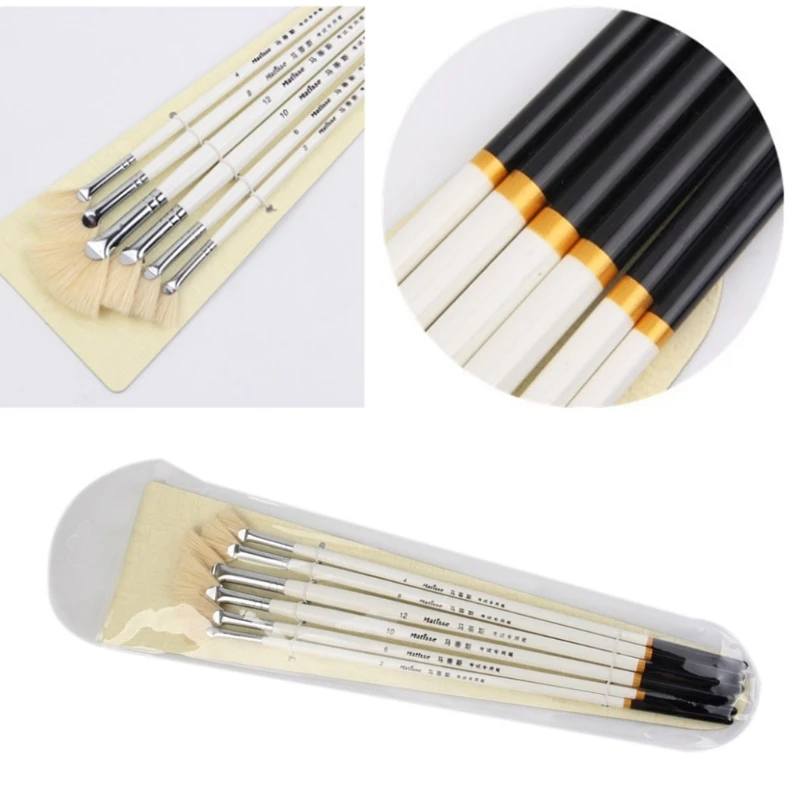 32cm 6pcs �� ��� �� ���� �� �ƽ� ������ �귯�� ��Ʈ ��Ʈ ���� ������ �긮 �� ��� �귯�� ��äȭ �׸� �귯��