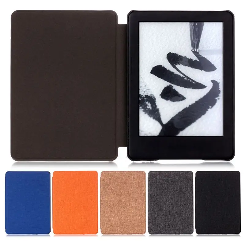 Чехол-книжка из искусственной кожи с рисунком для Amazon Kindle Auto Sleep E-reader защитный