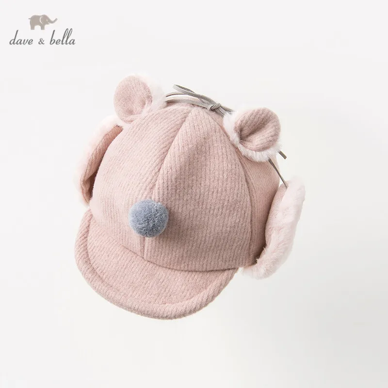 DB11825 dave bella winter baby girl hat cap children pink boutique | Детская одежда и обувь