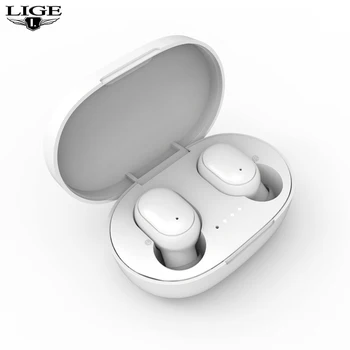 

LIGE Wireless Earphone Bluetooth V5.0 TWS Bluetooth Headphone LED Display 2600mAh Charging Box Wireless Headset With Microphone