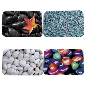 

-slip Mediterranean Bath Mat Bathroom Kitchen Bedroon Floor Mat Home Entrance Rugs Kids Prayer Mat 40×60CM B