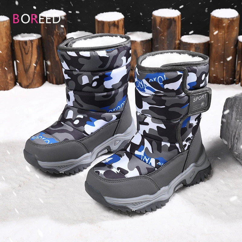 Botas de nieve para niños, calzado ligero y mantiene el calor, novedad de 2021| | - AliExpress