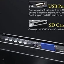 KUNFINE автомобиль Половина DIN dvd-плеер USB ридер автоматически перемещается 1/2 на DVD-600