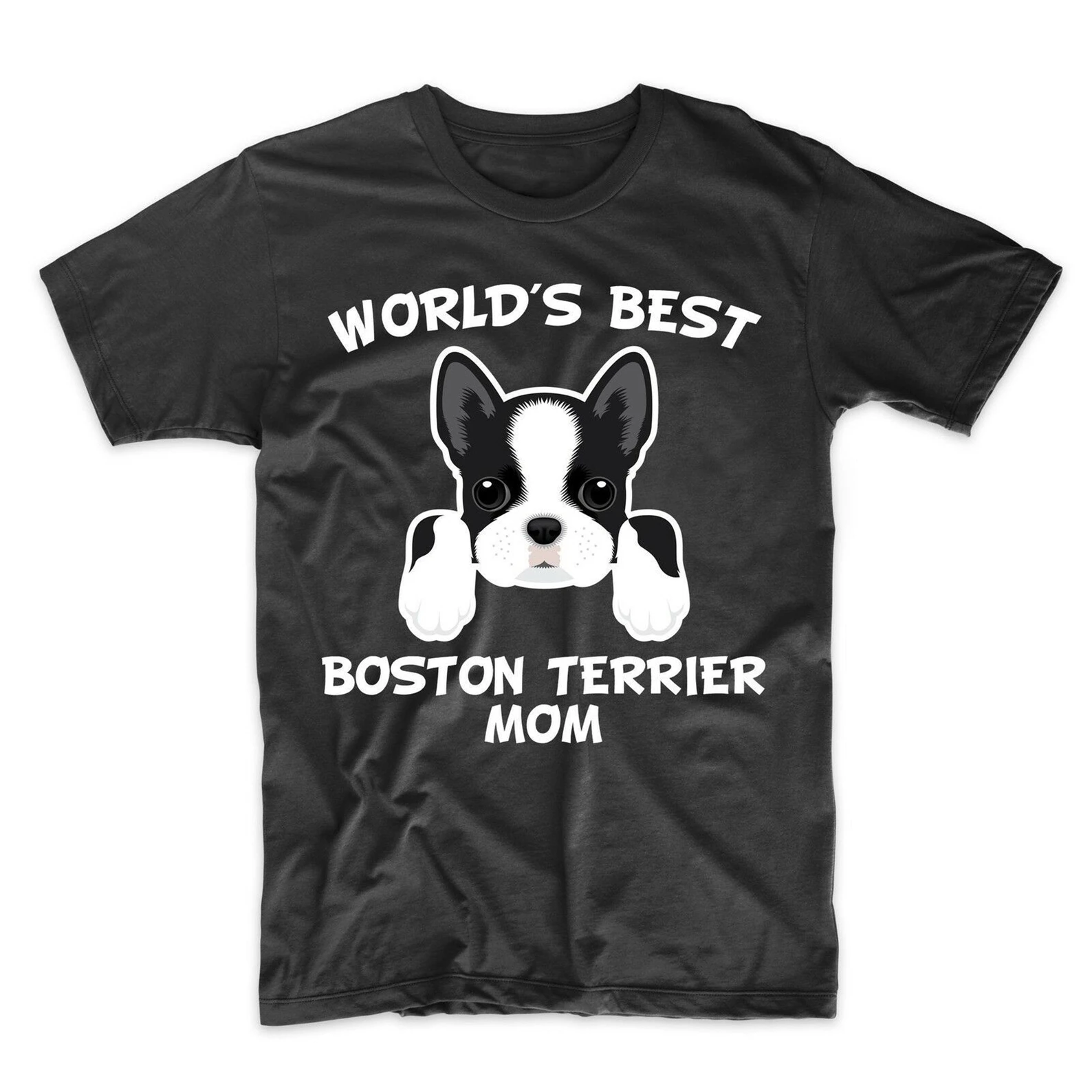 Boston Terrier футболка с надписью Mom World's Best Dog Owner топы футболки Новые забавные