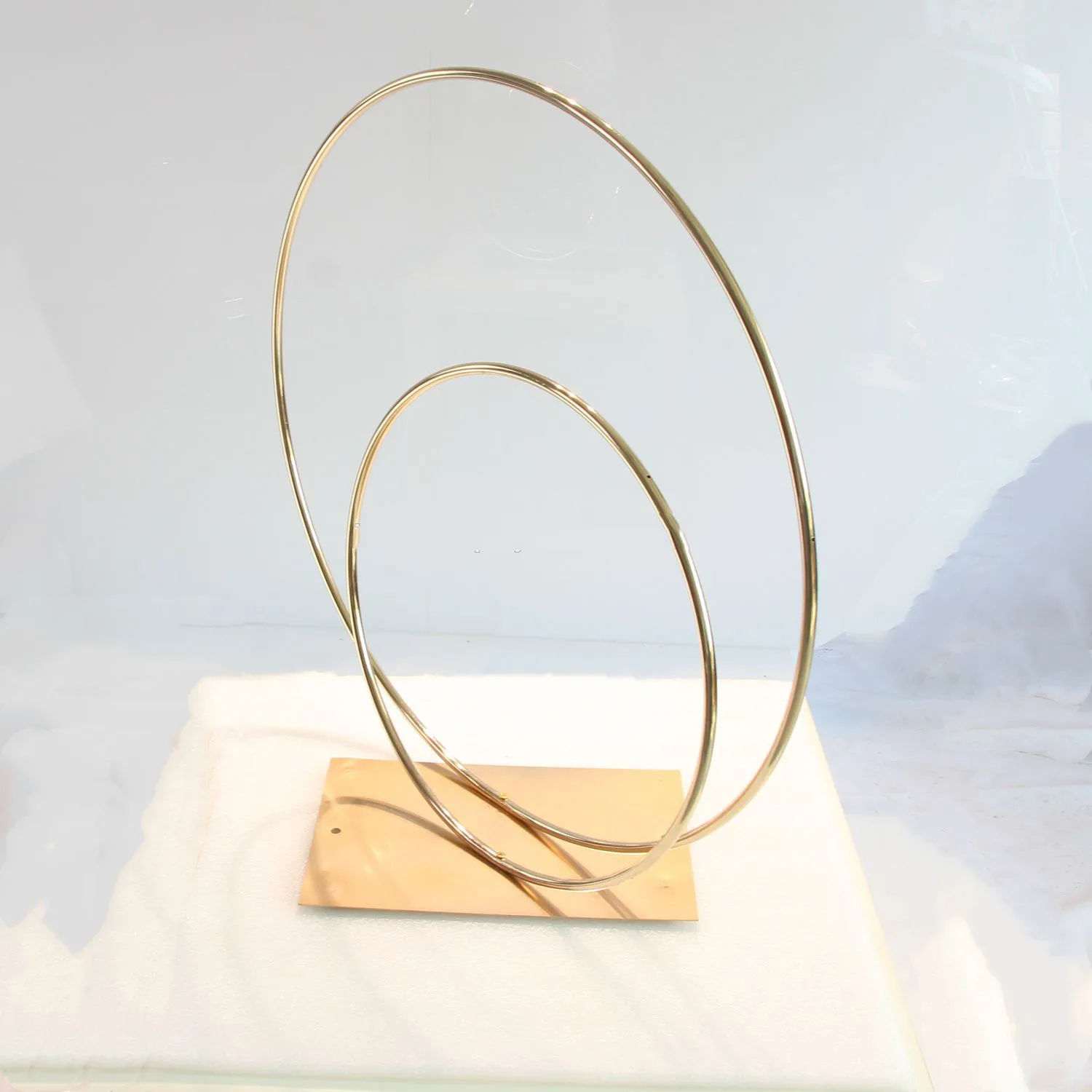 Wholesale Backdrop Iron Circle Wedding Archs Round Wedding Centerpieces Table Center Decor