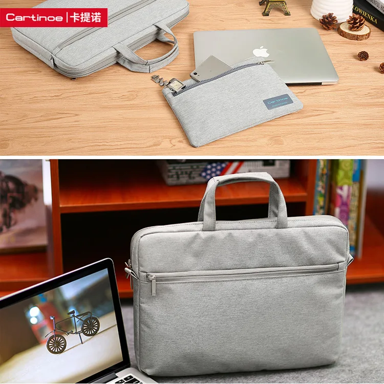 

Cartinoe shang wu kuan Hand Computer Bag Dacron Material Thick Anti-Throw Feature Laptop Bag