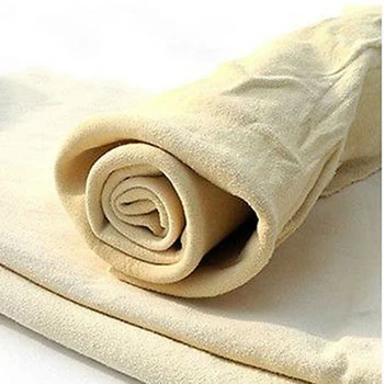 

60*90cm Natural Chamois Car Screen Cleaning Cloth Washing Absorbent Towel