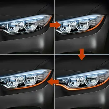 

Daytime Running Led Light Strips For SUV Motorcycle Multi color 12V Universal