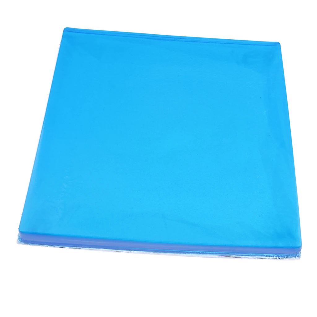 25x25x2cm 9.84x9.84x0.78 inch Cooling Gel Pad Seat Cushion for  Motorcycle (Blue)