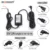 XCGaoon DC 12V to 5V 2A 3.1 M Car Charge Cable Mini / Micro USB Hardwire Cord Auto Charging for Dash Cam Camcorder Vehicle DVR