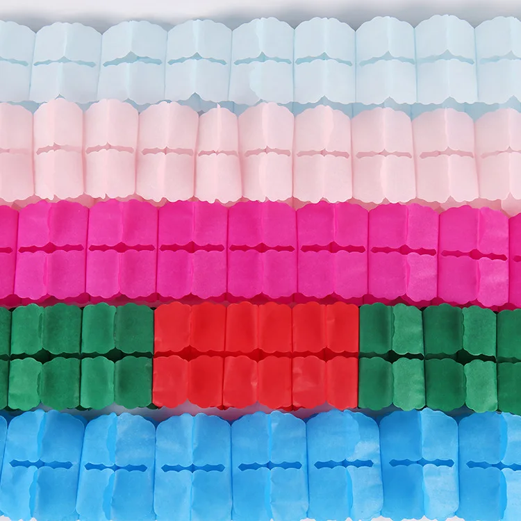3M mehrfarbige vierblättrige Kleeblatt-Papiergirlanden zum Basteln für Hochzeit, Garten, Geburtstag, Party, DIY, Babyparty, Party-Dekorationszubehör – Detail 6