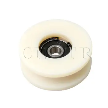 

CNBTR 12x80x30mm Nylon Ball Groove Bearing Pulley U Slot Track Roller Bearing