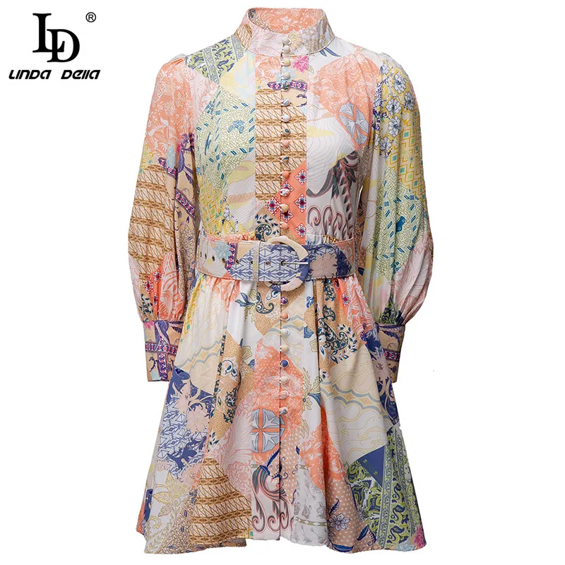 LD LINDA DELLA 2020 Autumn Fashion Runway Belted