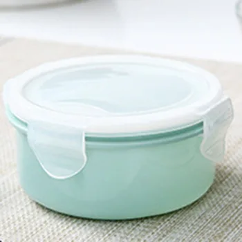 

280ML Round Microwave Bento Lunch Box Picnic SuShi Fruit Food Container Storage Boxes Case Container Organizer