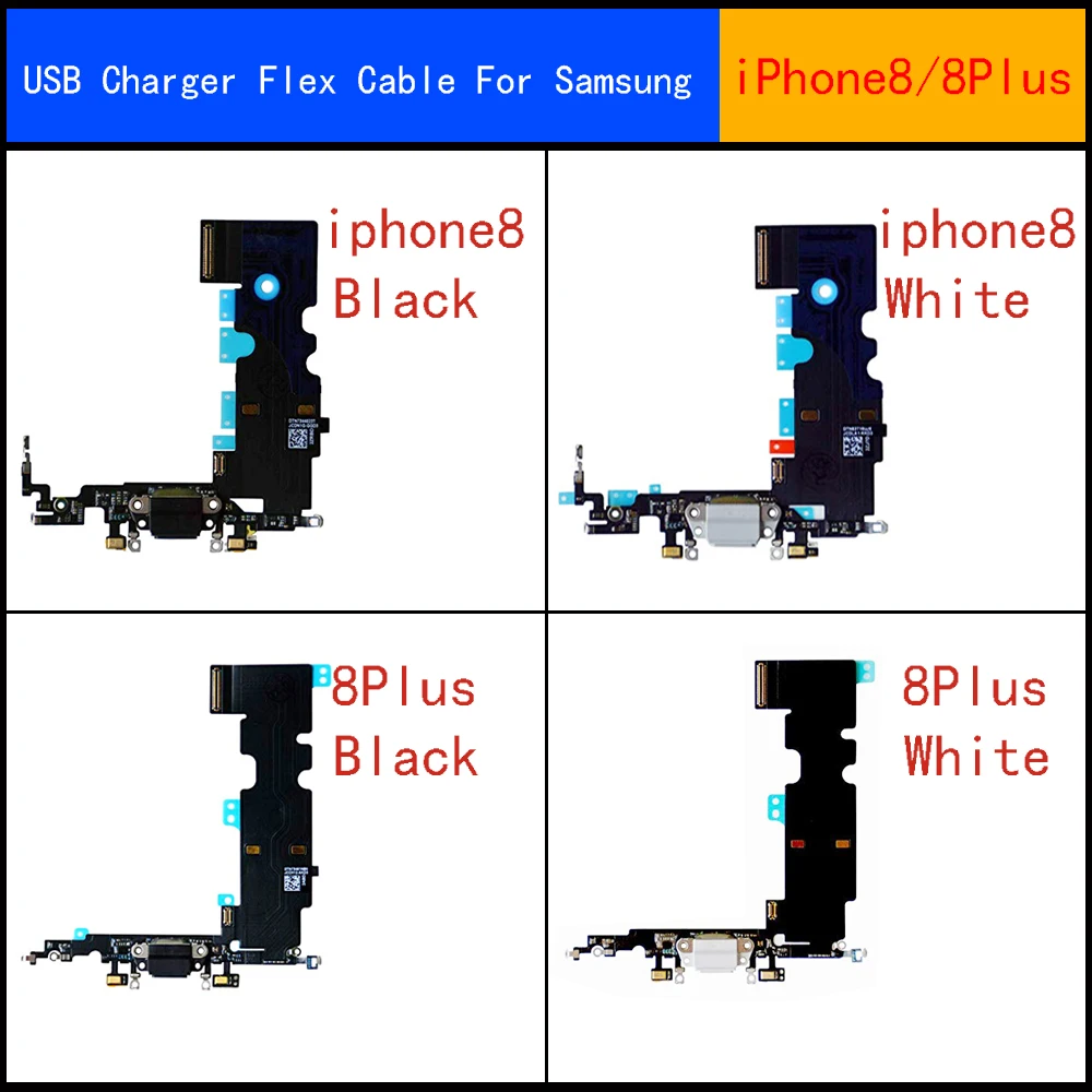 USB зарядное устройство док-станция порт разъем гибкий кабель для iPhone8 Plus iPhone 8